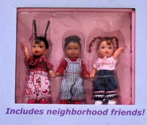 barbie doll happy family