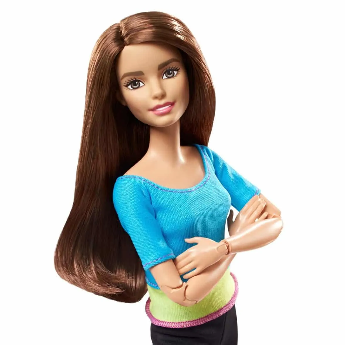 Barbie Made to Move Barbie Doll, Blue Top - Barbie Collectibles