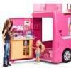 Barbie Pop-Up Camper, Barbie Camper Vehicle When road-ready, it's a glam vehicle with signature style and 2 seats upfront (7)