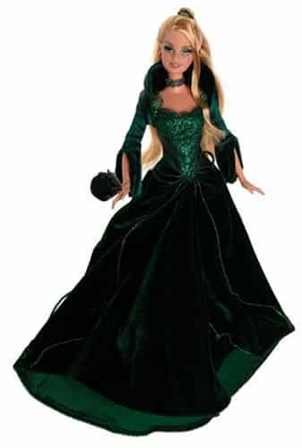 Holiday 2004 Barbie - Green Velvet Dress