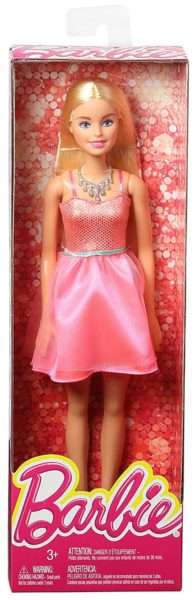 barbie glitz doll coral dress