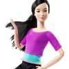 Barbie Made to Move Barbie Doll, Purple Top