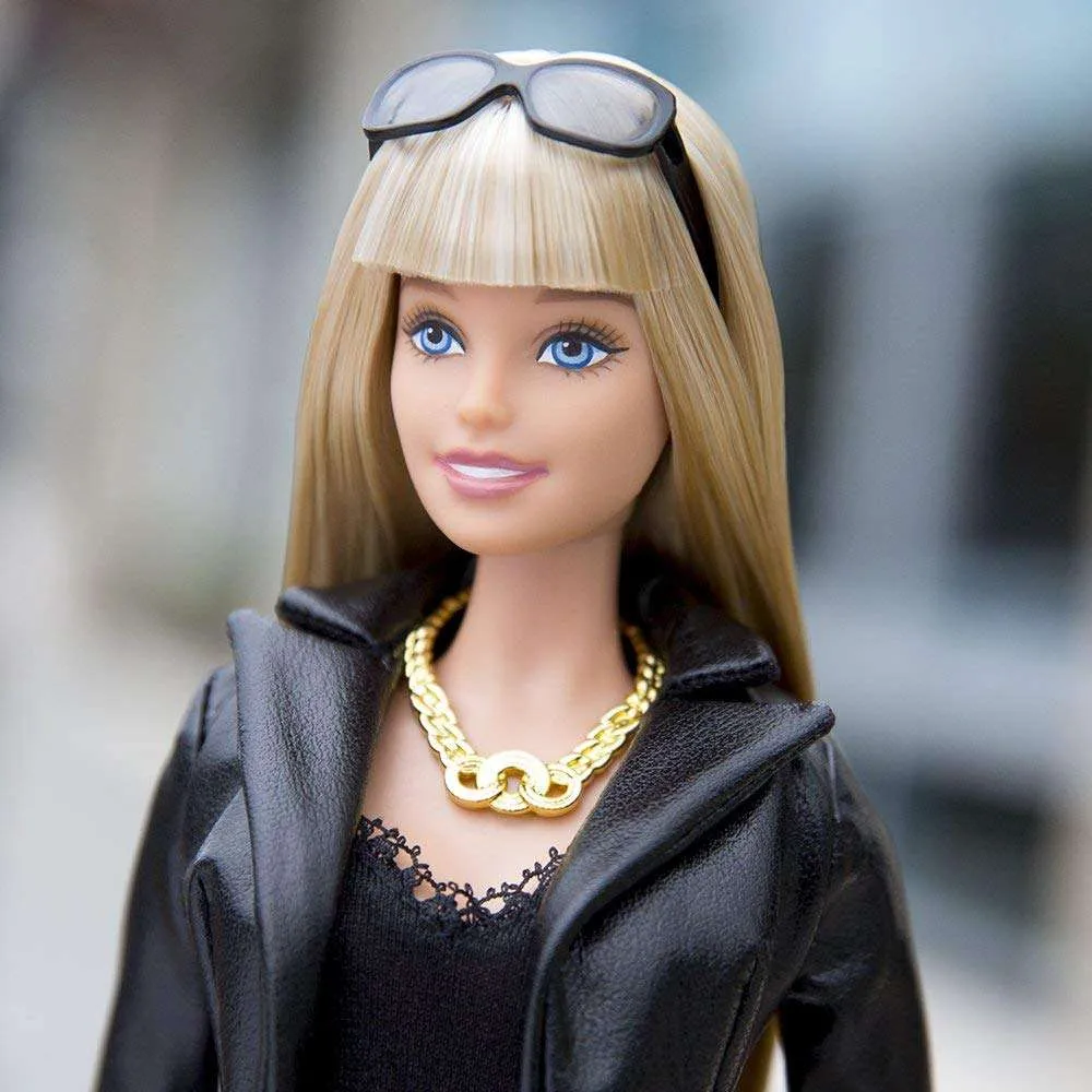 barbie with bangs