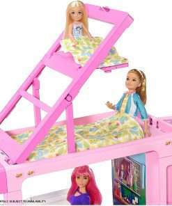 ​Barbie 3-in-1 DreamCamper Vehicle, approx. 3-ft, Transforming Camper with Pool, Truck, Boat and 50 Accessories, Makes a Great Gift for 3 to 7 Year Olds - 2