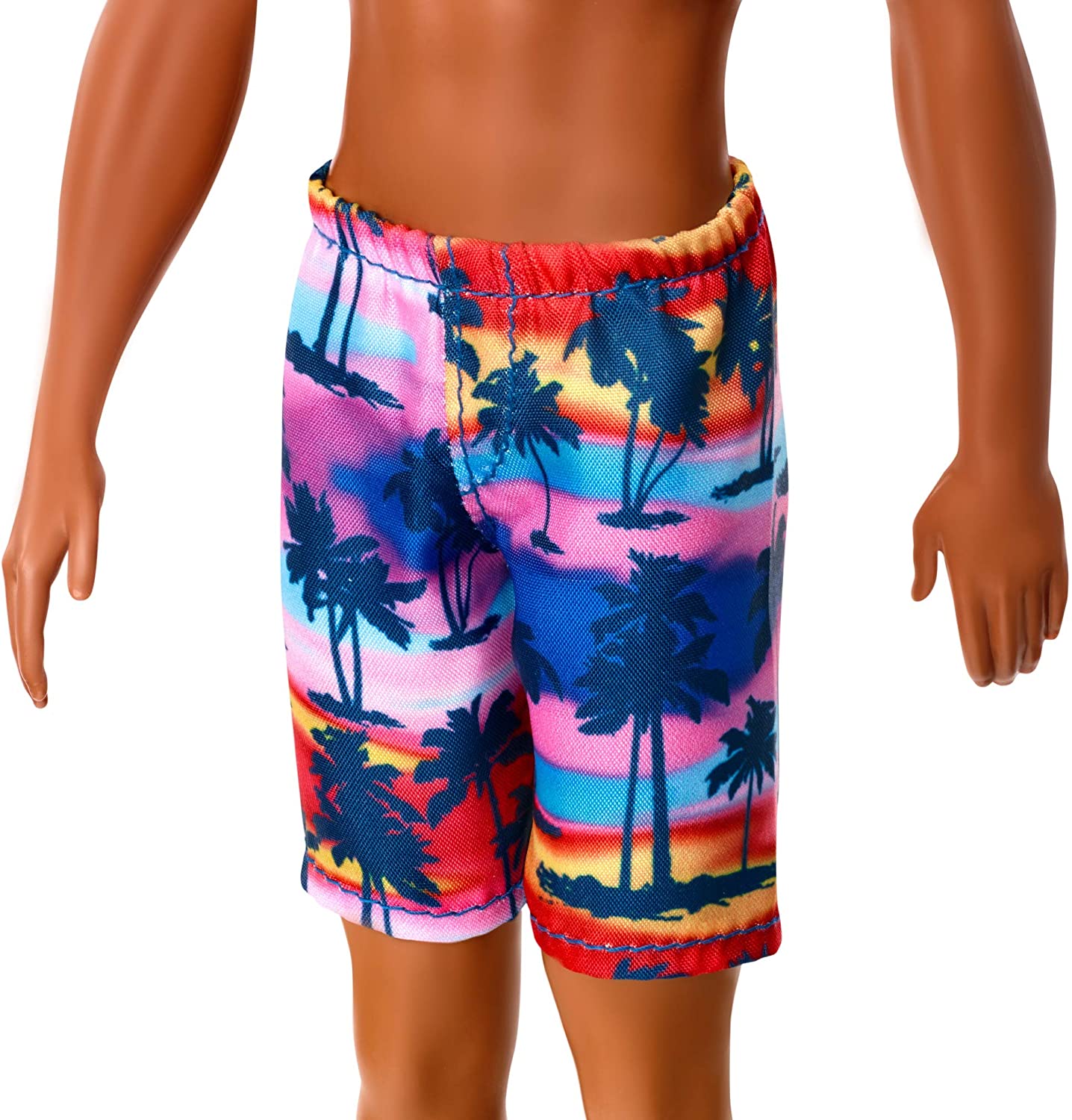 Barbie Ken Beach Doll Wearing Tropical Print Swimsuit, for Kids 3 to 7 Years Old 3