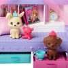 Barbie Princess Adventure Chelsea Princess Storytime Playset, with Chelsea Doll, Canopy Bed, 2 Pets and Accessories 4