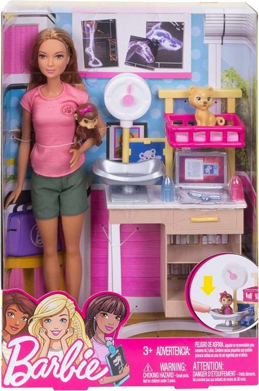 Barbie Doll Zoo Doctor Play Set with Two Patients! [Amazon Exclusive] 5