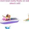 Barbie Mermaid Power Playset with 2 Barbie Dolls & 18-inch Floating Boat with See-Through Bottom 5