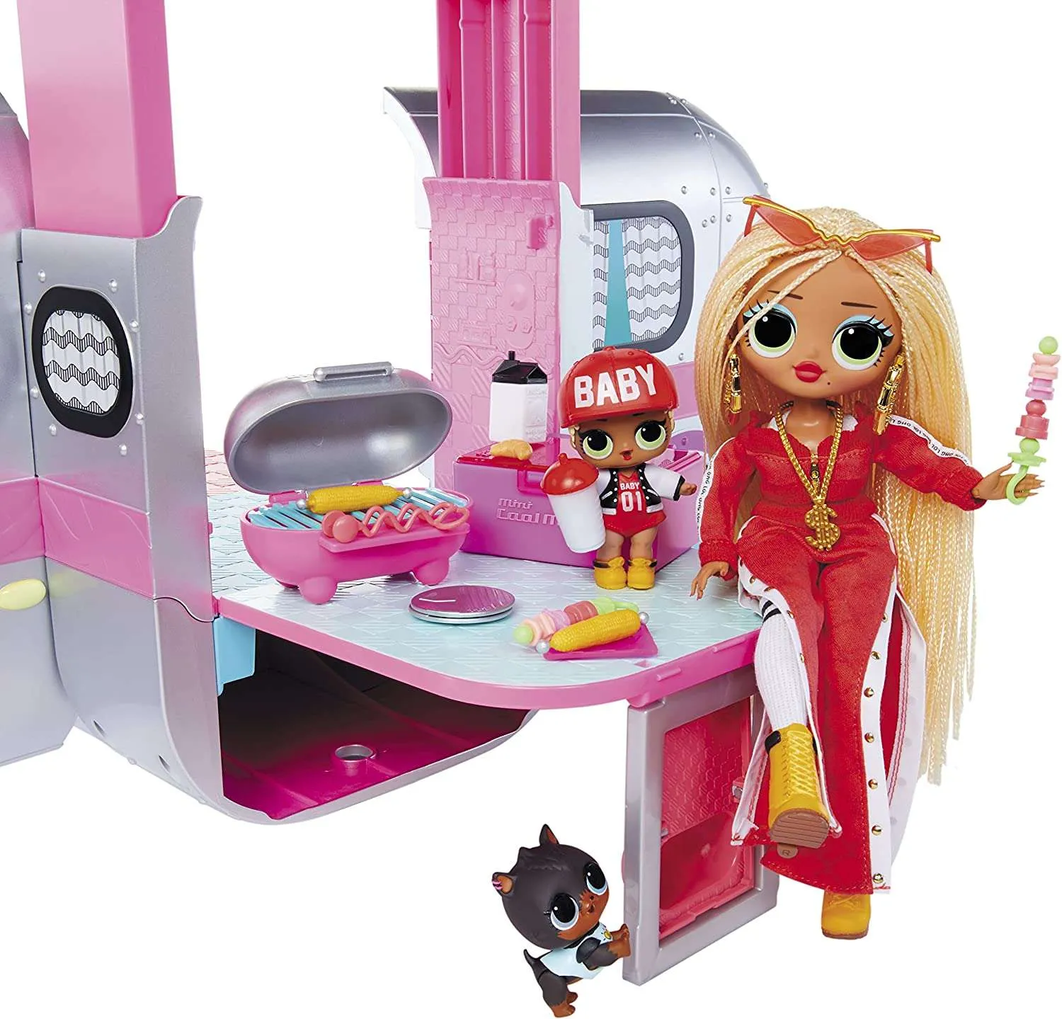 LOL Surprise OMG 2 in 1 glamper camper doll playset van