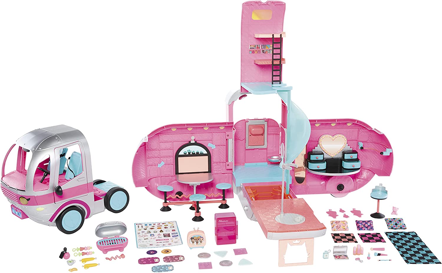 LOL Surprise OMG Glamper Fashion Camper Doll Playset with 55+ Surprises 2