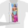 Barbie Dreamtopia Merman Doll, Approx. 12-Inch with Blue Rainbow Tail and Blonde Hair, for 3 to 7 Year Olds 8