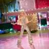 Barbie Margot Robbie as in Gold Disco Jumpsuit The Movie Collectible Doll (HPJ99) 7