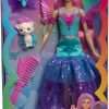 Barbie Doll with Two Fairytale Pets and Fantasy Dress, Barbie “Malibu” Doll from Barbie A Touch of Magic, 7-inch Long Fantasy Hair 6