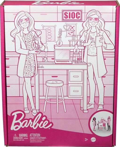 Barbie Science Lab Playset with 2 Dolls, Lab Bench and 10+ Accessories [Amazon Exclusive] 6