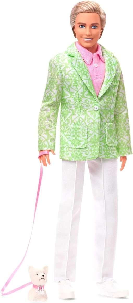 Barbie “Sugar’s Daddy” Ken Doll in Pastel Suit with Dog – Limited Edition The Movie Doll (Exclusive)