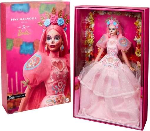 Barbie 2023 Día De Muertos x Pink Magnolia Doll Limited Edition 9