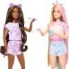 Barbie Cutie Reveal Gift Set with 2 Dolls & 2 Pets, Cozy Cute Tees Slumber Party with 35+ Surprises, Color Change & Costume Sleeping Bags 3