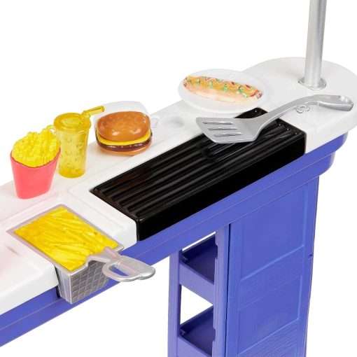 Barbie Dolls & Accessories Playset, Beach Boardwalk with Barbie 6