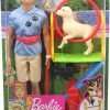 Barbie Ken Dog Trainer Playset with Doll, 2 Dog Figures, Hoop Ring, Balance Bar, Jumping Bar, Trophy and 2 Winner Ribbons for Ages 3 and Up 6