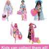 Barbie Extra Fly Doll with Beach-Themed Travel Clothes & Accessories, Tropical Coverup with Oversized Hat & Bag 6