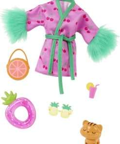 Barbie Extra Pet & Fashion Pack with 6 Pieces Including Pet Kitten, Pet Accessories & Fashion Pieces Doll, Gift for Kids 3 Years Old & Up - 1