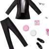Barbie Fashion Pack- Bridal Outfit for Ken Doll with Tuxedo, Shoes, Watch, Gift, Wedding Cake with Tray & Bouquet, Gift for Kids 3 to 8 Years Old - 1
