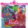 Barbie Fashions Doll Clothes and Accessories Set, Beach 2-Pack for Barbie and Ken Dolls with 2 Complete Swim Outfits - 2