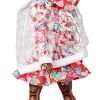 Barbie BMR1959 Fully Poseable Curvy Fashion Doll, Brunette, in Clear Vinyl Bomber Jacket and Floral Hoodie Dress, with Accessories and Doll Stand - 5