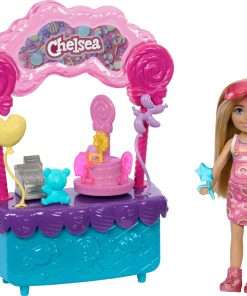 Barbie Chelsea Doll & Lollipop Stand Playset with Accessories, 10-Piece Toy Set from and Stacie to The Rescue Movie - 1