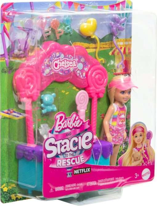 Barbie Chelsea Doll & Lollipop Stand Playset with Accessories, 10-Piece Toy Set from and Stacie to The Rescue Movie - 6