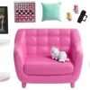 Barbie Indoor Furniture Playset, Living Room Includes Kitten, Furniture and Accessories for Movie and Game Night - 1