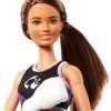 Barbie Made to Move Doll & Accessories, Brunette Boxer Wearing Removable Uniform with Boxing Gloves, 22 Bendable Joints - 2