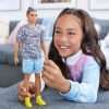 Barbie Fashionistas Ken Fashion Doll #204 with Man Bun in Paisley Tee, Shorts & Yellow Sneakers - 2