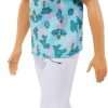 Barbie Fashionistas Ken Fashion Doll #211 with Blonde Hair, Blue Cactus Tee, White Shorts and Sneakers - 5