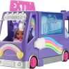 Barbie Extra Mini Minis Doll and Vehicle Playset, Expandable Tour Bus with Small Doll, Clothes and Accessories - 5