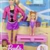 Barbie Gymnastics Coach Dolls & Playset with Coach Doll, Student Small Doll & Balance Beam with Clip & Sliding Mechanism - 6
