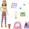 Barbie It Takes Two Stacie Doll & Accessories, Camping Playset with Doll, Pet Tent, Puppy, Sticker Sheet & Accessories - 1