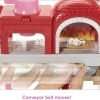 Barbie Pizza Chef Doll & Playset, Toy Oven & Counter with Sliding Conveyer Belt, Molds, 3 Dough Colors & Accessories - 3
