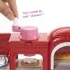 Barbie Pizza Chef Doll & Playset, Toy Oven & Counter with Sliding Conveyer Belt, Molds, 3 Dough Colors & Accessories - 5