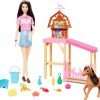 Barbie Toy Stable Playset with Fashion Doll, Small Toy Pony & 10+ Accessories, Inspired Mysteries- The Great Horse Chase - 1