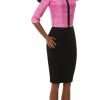 Barbie Careers Doll & Accessories, Future Leader with Dark Brown Hair Wearing Outfit with 2 Golden Bracelets & B Pin - 2