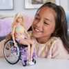 Barbie Fashionistas Doll #194 with Wheelchair & Ramp, Straight Blonde Hair & Rainbow Romper with Accessories - 2