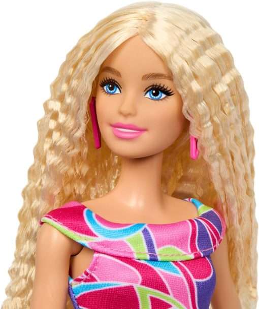 Barbie Fashionistas Doll #223 with Blonde Wavy Hair, Totally Hair-Inspired Dress & Accessories, 65th Anniversary Collectible Fashion Doll - 2