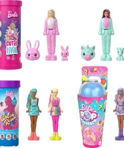 Barbie Mini BarbieLand Reveal Dolls 5-Pack, 1.5-inch Dolls with Surprise Unboxing, Different Reveals (Styles May Vary) - 1