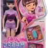 Barbie Dream Besties Doll and Accessories, Renee Posable Fashion Doll with Long Black Hair, 11 Video and Food Pieces - 6