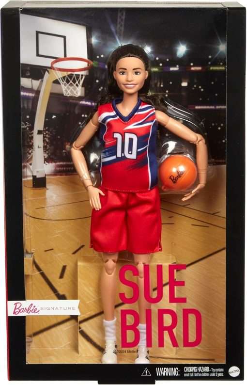 Barbie Signature Doll, Sue Bird with No. 10 Uniform Clothes & Basketball Accessory - 6