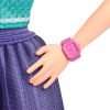 Barbie Fashionistas Doll #232 with Red Hair, Wearing Sporty “B” Jersey Top and Pleated Purple Skirt with Watch and Sneakers - 4