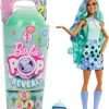 Barbie Pop Reveal Bubble Tea Series Doll & Accessories with Fashion Doll & Pet, 8 Surprises Include Color Change, Cup with Storage (Styles May Vary) - 1