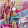 Barbie Dreamhouse Adventures Swim 'n Dive Doll, 11.5-Inch, in Swimwear, with Swimming Feature, Diving Board and Puppy, Gift for 3 to 7 Year Olds - 7