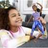 Barbie Made to Move Doll with 22 Flexible Joints & Curly Brunette Ponytail Wearing Athleisure-wear for Kids 3 to 7 Years Old - 2